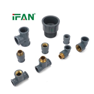 IFAN OEM Raccord de tuyauterie PVC de haute qualité, réducteur à douille NBR, connecteur en plastique croisé, raccord de plomberie UPVC - Product Image 3