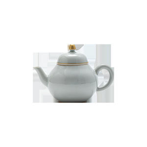 Chinese Antique-Style Glazed Ceramic Pear-Shaped Teapot With Lid Mini Single Kung Fu <b>Tea</b> <b>Set</b> Porcelain Oval For Afternoon <b>Tea</b> - Product Image 5