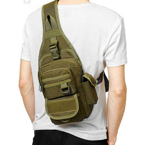 조정 가능한 전술 단일 어깨 은폐 야외 EDC 도구 크로스 바디 슬링 배낭 나일론 권총 가방 및 메신저 가방 - Product Image 2