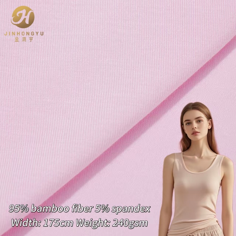 High quality 260gsm Bamboo Fiber 1x1