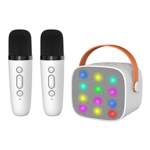 Sırt çantası P2 taşınabilir Led Min Bluetooth Karaoke hoparlörü çocuklar yetişkinler için kablosuz mikrofonlar ile, noel doğum günü hediyeleri oyuncaklar - Product Image 6