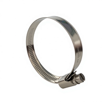 Collier de serrage à vis sans fin W4 en acier inoxydable SS304 pour tuyau d'intercooler turbo de type allemand 9mm 12mm