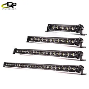 Yeni kavisli ince LED çubuk 20 "26" 32 "38" 44 "50" LED ışık çubuğu/çalışma sürüş lambası için kamyon 4X4 UAZ 4WD ATV araba Barra 12V 24V