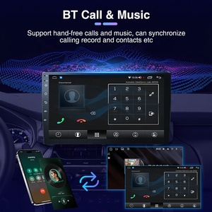 راديو سيارة بشاشة لمس IPS مقاس 9/10 بوصة، نظام أندرويد 12، ذاكرة 4+64 جيجابايت، مشغل وسائط متعددة مع DSP وCarplay ومخرج فيديو - Product Image 4