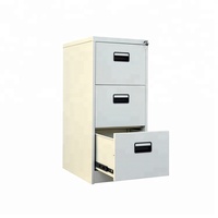 Archivador de Oficina Moderno de 3 Cajones, Archivador de Acero para Documentos, Plegable, de Metal, para el Hogar, la Oficina, Hoteles y Uso en Exteriores