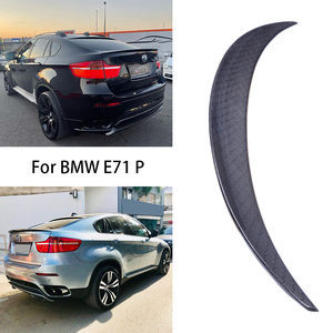 For E71 P Style Honeycomb Carbon Fiber <b>Rear</b> <b>Spoiler</b> Trunk Wing 2007-2014 - Product Image 2