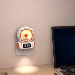 Lampe de chevet LED créative haut de gamme à double fonction (charge et branchement), avec interrupteur, lumière d'ambiance pour chambre à coucher - Product Image 3