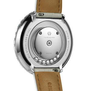 <span class=keywords><strong>Reloj</strong></span> de Pulsera para Mujer TSAR BOMBA <span class=keywords><strong>Jacob</strong></span> Fashion con Correa de Cuero y Cristal, Movimiento de Cuarzo por Ronda - Product Image 3