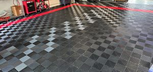 Superior Modern Modular PP Garage Flooring Durable Anti-Slip Eco-Friendly Waterproof Click Installation Easy to Install - Product Image 6