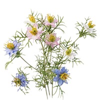 Fleur artificielle en tissu de soie, marguerite réaliste faite à la main, tige unique, verdure, décoration pour la Saint-Valentin, mariage, maison, fête