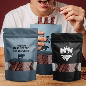 Bolsas Personalizadas para Carne Seca, Bolsas Herméticas de Mylar con Cierre Reutilizable para Mayor Frescura, Sin Límite de Pedido Mínimo, Aptas para Aperitivos - Product Image 2