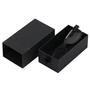 Роскошная витрина для солнцезащитных очков на заказ с матовым ламинированием и шелкографической печатью для демонстрации очков в подарок - Product Image 2