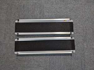 Rampa de aluminio portátil para silla de ruedas de 2-8 pies, rampa de cable de aluminio resistente para fácil acceso - Product Image 4