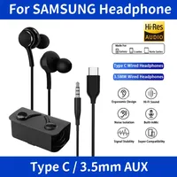 Écouteurs intra-auriculaires de haute qualité avec conducteur dynamique Type-C et AUX 3,5 mm, en gel de silice et cordon de 1,2 m pour S20 & NOTE10 AKG-Subwoofer