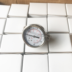 40 400 바 6000psi 오일 액체 충전 스테인리스 스틸 내진 고압 게이지 - Product Image 3
