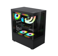 AntarcChill High Quality Mid Tower Gaming Pc Case Gaming Casing Pc Cabinet MATX Computer Cases Towers Case Pc Gamer Cabinet