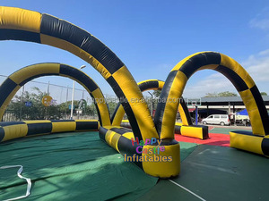 Chất lượng cao Inflatable-Race-Track Inflatable Bumper xe <span class=keywords><strong>Arena</strong></span> cho trẻ em ngoài trời trò chơi - Product Image 5