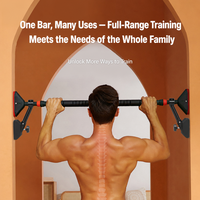 Barre de traction horizontale en acier à double verrouillage pour usage domestique – Équipement de fitness intérieur sécurisé – Offre spéciale