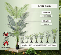Haihong Home Decor Petit Bonsaï Plantes Vertes Artificielles En Plastique Faux Palmier Jardin Aménagement Paysager Bonsaï Vert