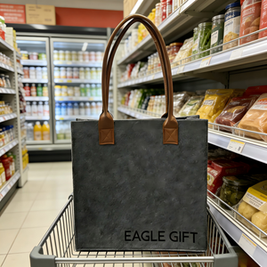 Bolsas de Compras de Fieltro de Gran Capacidad, Duraderas y Modernas, con Dos Asas, Resistentes al Agua, para Regalo del Día de la Madre - Product Image 1