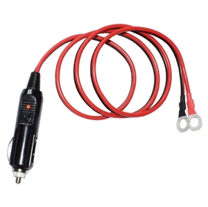 Nuovo accendisigari 16AWG maschio a 8.4mm O-Ring terminale E-legno per auto caricabatterie 12V 15A fusibile per auto cavo di alimentazione per ponticello Inverter - Product Image 2