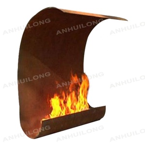 Stufa <span class=keywords><strong>a</strong></span> <span class=keywords><strong>Pellet</strong></span> in Acciaio Corten Hp24, Caminetto in Acciaio per Combustione di Legna - Product Image 6