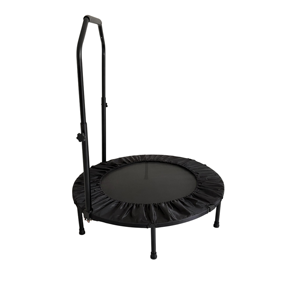 Jingyi 40 "折りたたみ式PVCフィットネストランポリン4レベル調整可能ハンドルバーリバウンダー環境にやさしい耐久性のあるホームジムエクササイズ - Product Image 3
