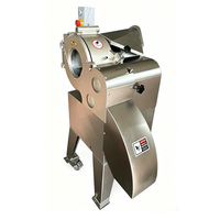 Commerciële roestvrijstalen gemotoriseerde groente- en fruit snijmachine, capaciteit 1000 kg/uur, industrieel gebruik, CE-gecertificeerd