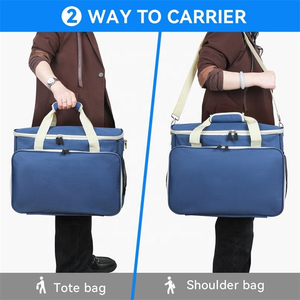 กระเป๋าผ้าอเนกประสงค์สำหรับจักรเย็บผ้าในบ้านพร้อมอุปกรณ์เสริมพิเศษกระเป๋าเก็บของหลายช่องสำหรับห้องนั่งเล่น - Product Image 5