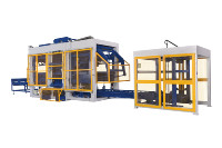 Équipement de fabrication automatique de blocs de pavés en ciment avec moteur PLC intelligent Siemens QT15 pour la production de briques à partir de déchets industriels