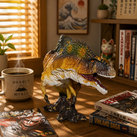 Figurine de dinosaure Acrocanthosaurus 26 cm en PVC - Modèle réaliste de dinosaure à dos arqué pour enfants, jouet éducatif et objet de collection