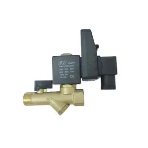 CS-728A / OPT-B 24-240V Timer Control Solenoid Valves Pneumatic Air Compressor Electronic Brass Water Automatic Drain Valve