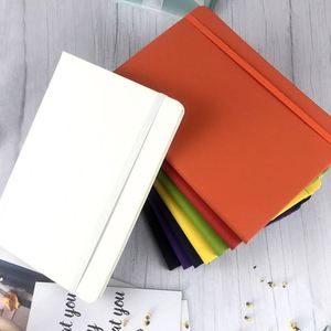 Recycled Sublimation Embossed Logo <b>Diary</b> Craft Fabric Linen PU Leather <b>A4</b> A5 B6 Slim Custom Journal School Hardcover Notebook - Product Image 1