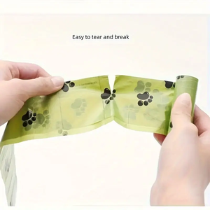 Easy-biodegradabile monouso sanitario <span class=keywords><strong>cacca</strong></span> e lettiera per gatti sacchetti di rifiuti Friendly profumati con manico in materiale plastico - Product Image 5