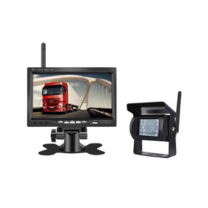 Hot bán 7 inch TFT LCD <span class=keywords><strong>Monitor</strong></span> không dây chiếu hậu Backup <span class=keywords><strong>Camera</strong></span> Kit với Night <span class=keywords><strong>View</strong></span> chức năng chống thấm nước cho các loại xe tải - Product Image 1
