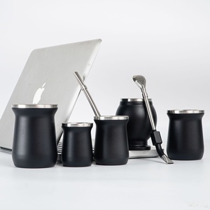 Taza de <span class=keywords><strong>Mate</strong></span> Tradicional de Calabaza, Juego de Té Estilo Argentino, <span class=keywords><strong>Paraguay</strong></span>, Acero Inoxidable 304 - Product Image 1