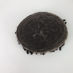 EMEDA afro kinky <span class=keywords><strong>twist</strong></span> crochet tresses cheveux toupet pour <span class=keywords><strong>homme</strong></span> pièce de cheveux système de remplacement de patch - Product Image 5