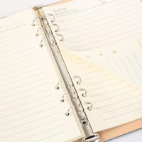 Agenda en cuir A4/A5/6 trous personnalisé écologique Carnet de notes gaufrage estampage logo rechargeable feuilles mobiles avec stylo