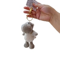 Porte-clés Peluche Animal de la Forêt - Lion, Singe, Éléphant - 4 Pouces, Rembourrage Coton PP, Style Dessin Animé Mignon