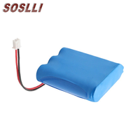 Paquete de Baterías de Iones de Litio de Ciclo Profundo 3.7V 18650, Celdas de Grado A con BMS para Dispositivos Médicos y de Belleza, Juguetes RC, Sistema de Respaldo de Luz LED