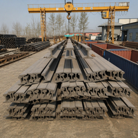 Rail en acier laminé à chaud R260 standard UIC, fabrication OEM, pour voies ferrées lourdes, construction de chemins de fer miniers et portuaires