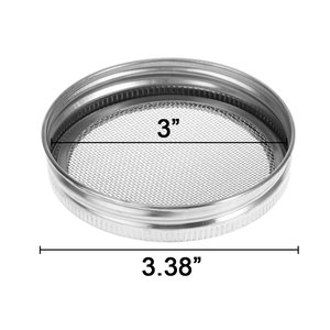 Vaso germogliato <span class=keywords><strong>Set</strong></span> barattolo di vetro con maglia del kit di germinazione in acciaio inossidabile - Product Image 2