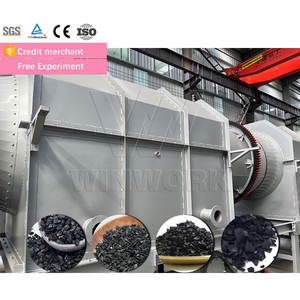 WINWORK guscio di noce fornace di carbonizzazione carbone produzione linea di produzione per noce di cocco nocciola lolla di riso carbone stufe - Product Image 2