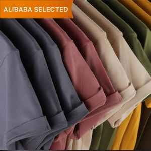 Camiseta lisa de algodón 100% de alta calidad personalizada del fabricante para hombres, camisetas de patrón sólido de tela de punto de talla grande en blanco para hombres - Product Image 1