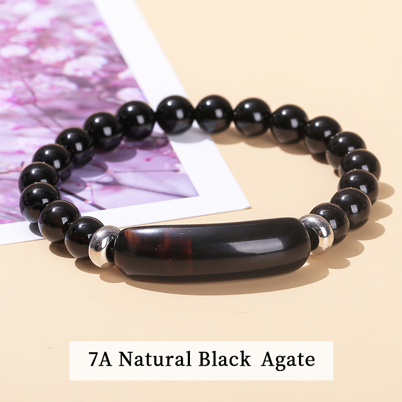 7A Natural Black Agate