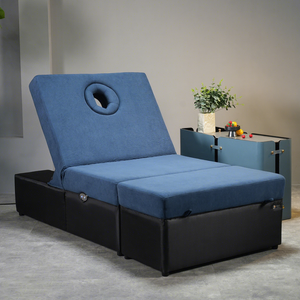 Chaises de <span class=keywords><strong>spa</strong></span> de pédicure de luxe haut de gamme Tables de <span class=keywords><strong>massage</strong></span> en acier inoxydable au design moderne pour salons de beauté - Product Image 1