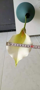 Bó Hoa Calla Nhân Tạo 7 Nhánh Hoa Cao Su PU Cảm Ứng Thật Hoa Calla Trắng Sữa - Product Image 6