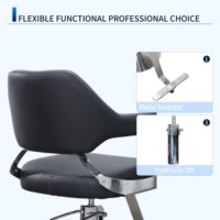 Fauteuil de Barbier Professionnel Moderne et Simple, Chaise Hydraulique de Salon pour Coiffure, Mobilier de Beauté, Vente Directe Usine