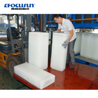 Máquina de hielo en bloque de CO2 refrigerante más nueva de 1 tonelada a 30 toneladas para vender hielo en bloque