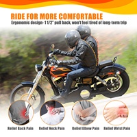 Kit de abrazaderas para manillar trasero de 1 "y 25MM, accesorio compatible con Shadow 750 Vulcan 900 Road Star XV1700 Harley Dyna Sportster Softail, color negro